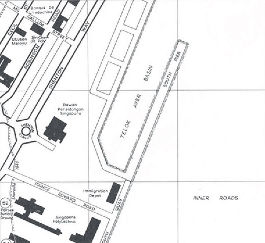Street directory map: Robinson Road